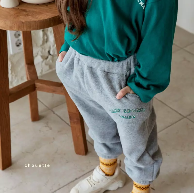 Chouette - Korean Children Fashion - #minifashionista - Fleece Pants - 11