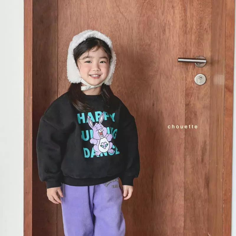 Chouette - Korean Children Fashion - #minifashionista - Jumping Barnie Sweatshirt - 4
