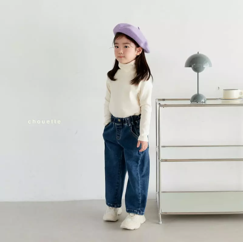 Chouette - Korean Children Fashion - #stylishchildhood - Regular Denim Jeans - 6