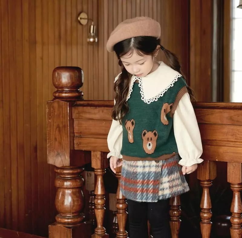 Chouette - Korean Children Fashion - #stylishchildhood - Knir Fleece Vest - 3