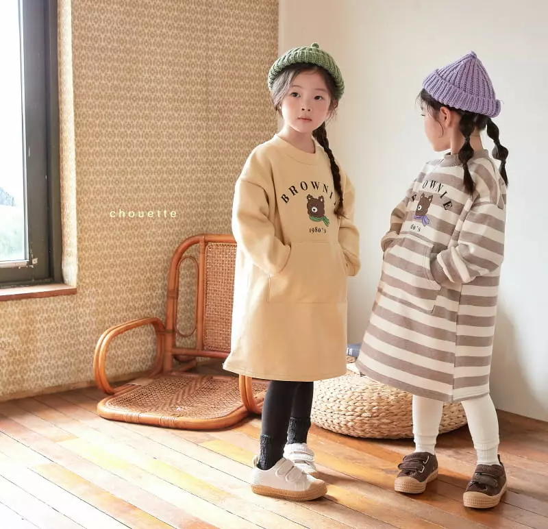 Chouette - Korean Children Fashion - #todddlerfashion - Brownie One-piece - 3