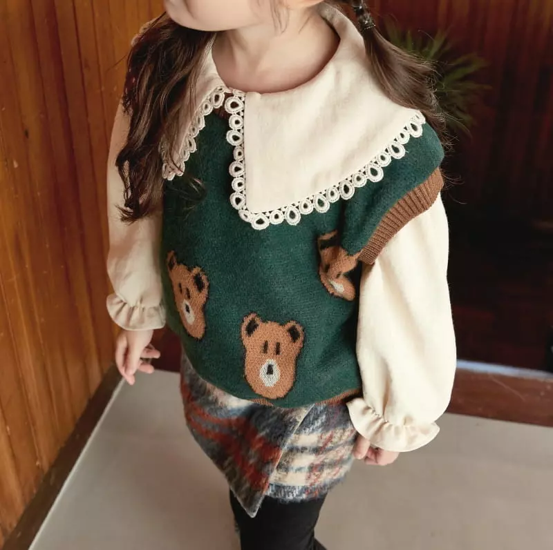 Chouette - Korean Children Fashion - #todddlerfashion - Knir Fleece Vest