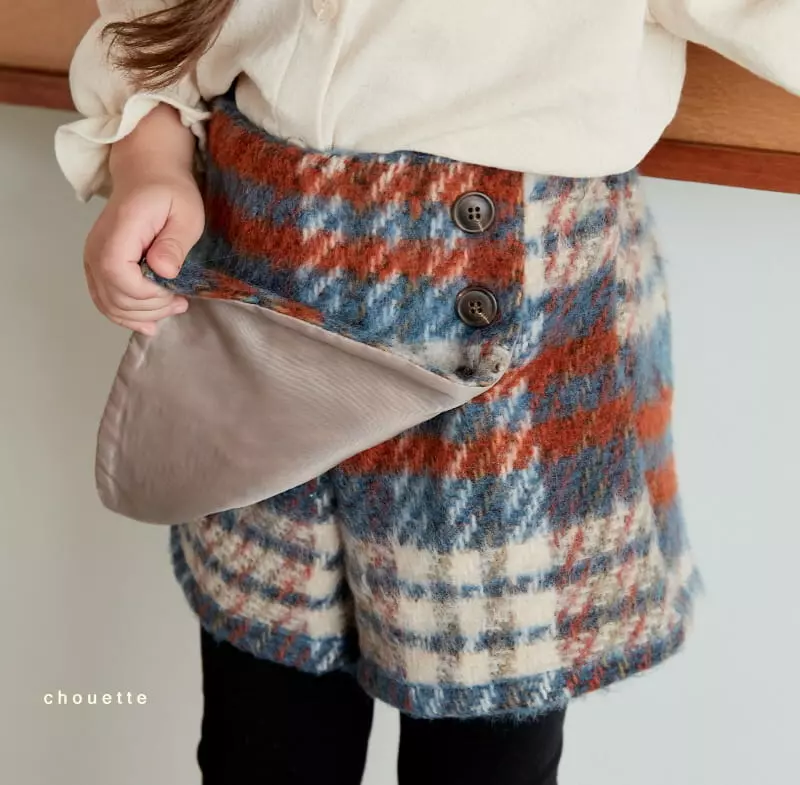 Chouette - Korean Children Fashion - #toddlerclothing - Mon Blan Mosic Currot Pants