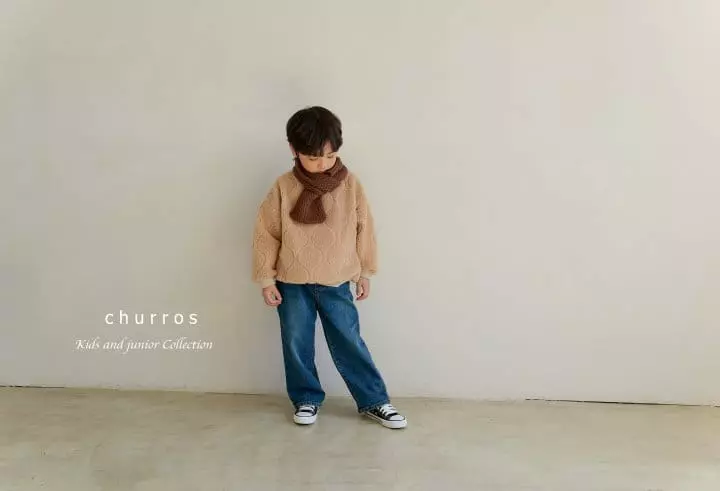 Churros - Korean Children Fashion - #Kfashion4kids - Wave Dumble Sweatshirt