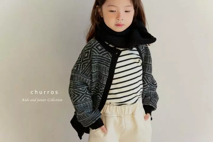 Churros - Korean Children Fashion - #childofig - Daily Half Turtleneck Tee - 10