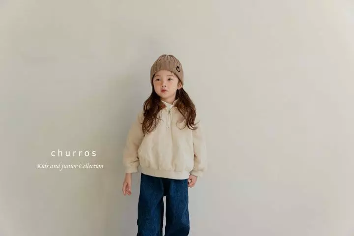 Churros - Korean Children Fashion - #childofig - Bookle Collar Zip-up - 8