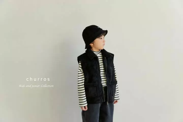 Churros - Korean Children Fashion - #childofig - Mustang Vest - 12