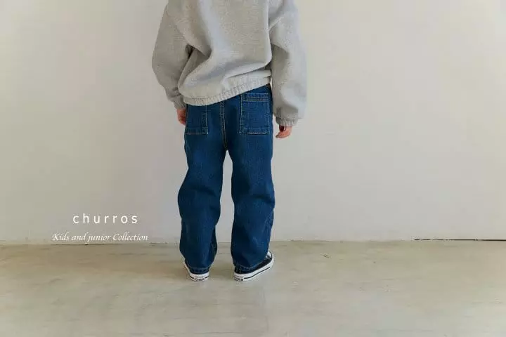 Churros - Korean Children Fashion - #childofig - Two Dart Bonding Jeans - 11