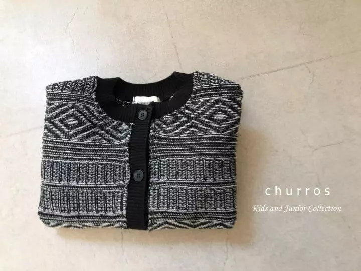 Churros - Korean Children Fashion - #childofig - Jacquard Cardigan - 7