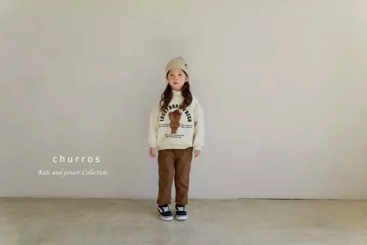 Churros - Korean Children Fashion - #childofig - Bookle Bear Sweatshirt - 6