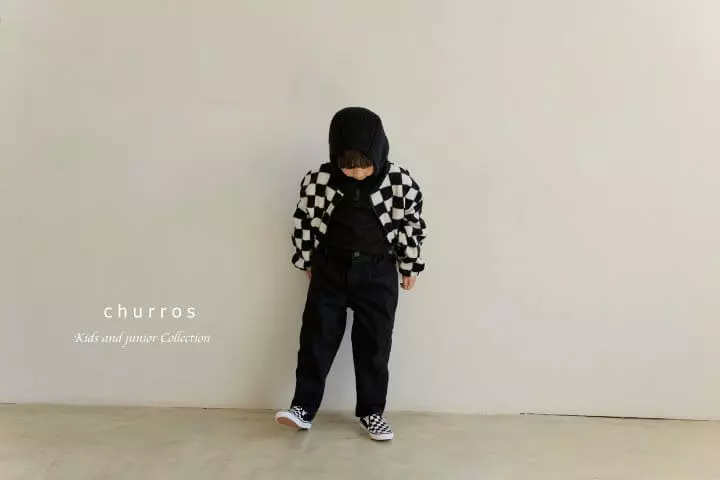 Churros - Korean Children Fashion - #stylishchildhood - Fleece Zip-up - 4