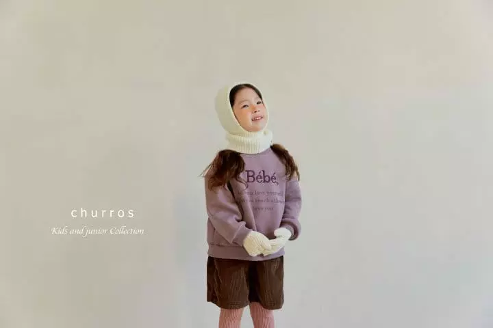 Churros - Korean Children Fashion - #childrensboutique - Bebe Embroidery Sweatshirt - 10