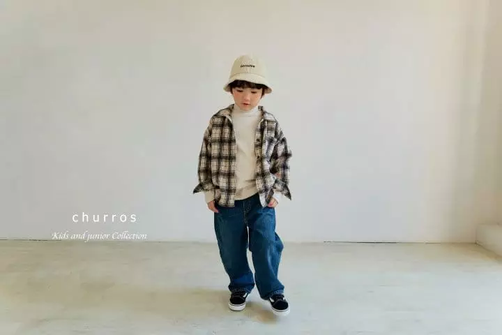 Churros - Korean Children Fashion - #childrensboutique - Winter Wide Jeans - 3