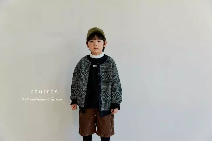 Churros - Korean Children Fashion - #childrensboutique - Jacquard Cardigan - 8
