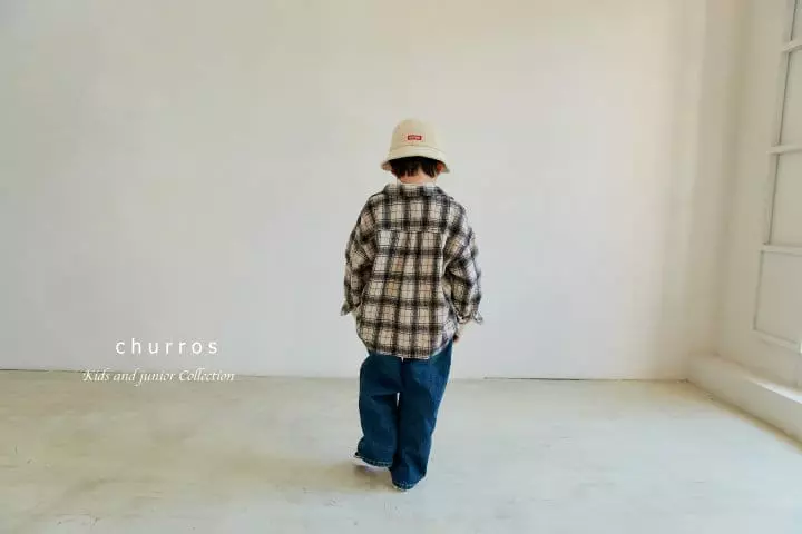 Churros - Korean Children Fashion - #childrensboutique - Winter Wide Jeans - 4
