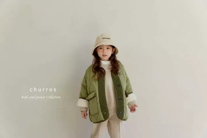 Churros - Korean Children Fashion - #designkidswear - Unbal Fleece Sweatshirt - 6