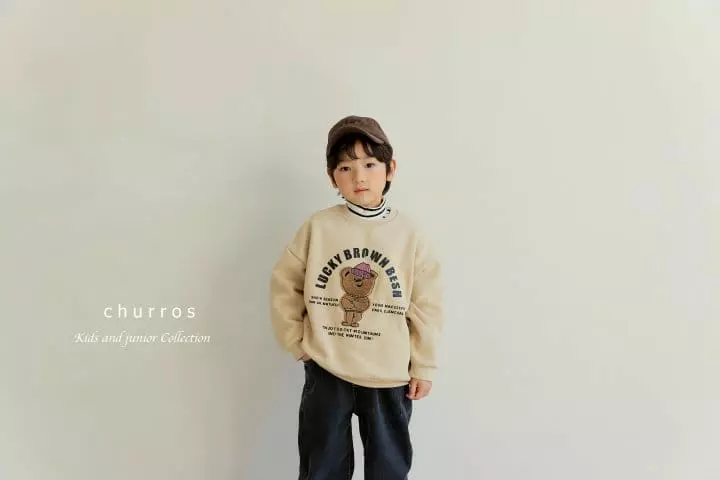 Churros - Korean Children Fashion - #designkidswear - Bookle Bear Sweatshirt - 8