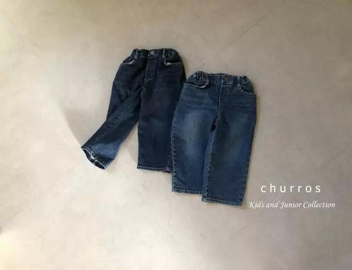 Churros - Korean Children Fashion - #discoveringself - Winter Wide Jeans - 5