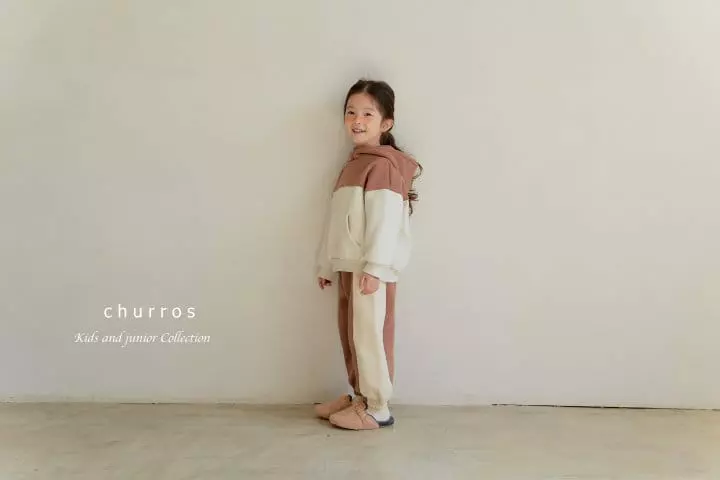 Churros - Korean Children Fashion - #designkidswear - Half Color Pants - 4