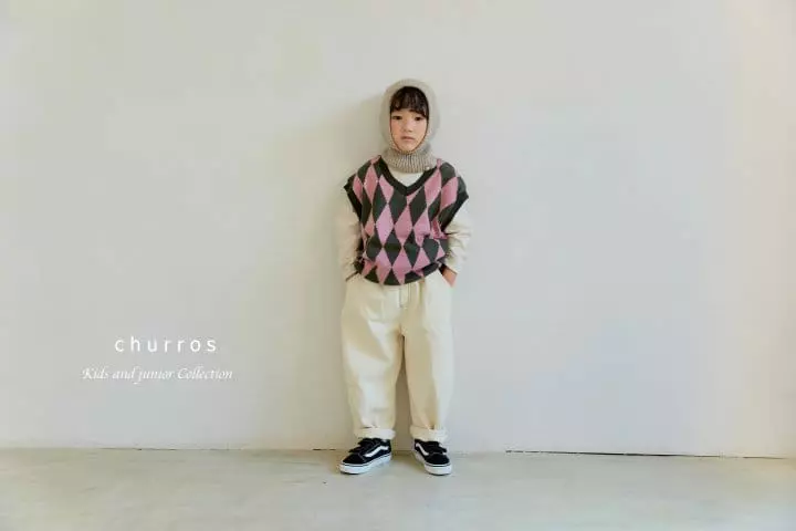 Churros - Korean Children Fashion - #discoveringself - Dia Knit Vest