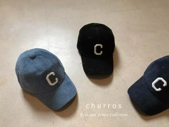 Churros - Korean Children Fashion - #discoveringself - C Corduroy Ball Cap - 8