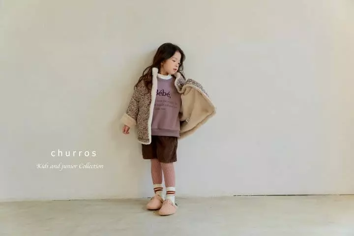 Churros - Korean Children Fashion - #designkidswear - Small Mink Jacket - 4