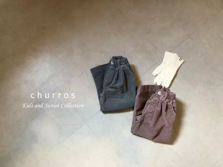 Churros - Korean Children Fashion - #discoveringself - Cozy Corduroy Pants - 2