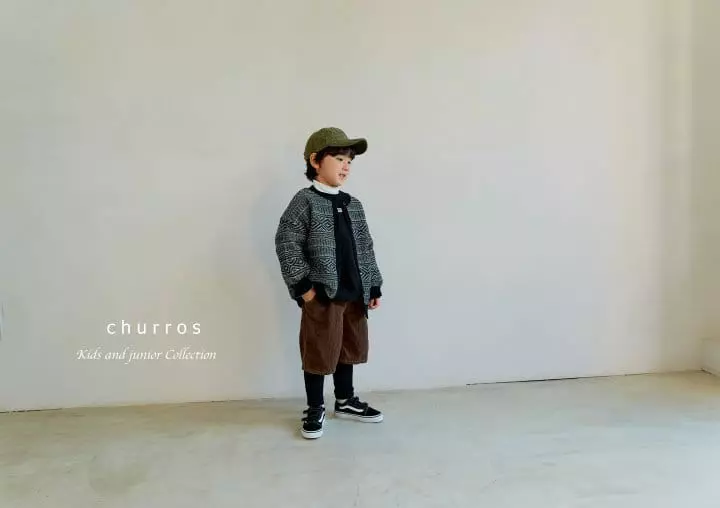 Churros - Korean Children Fashion - #discoveringself - Jacquard Cardigan - 10