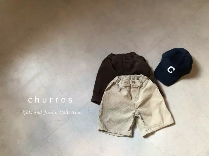 Churros - Korean Children Fashion - #fashionkids - Cube Corduroy Pants - 12