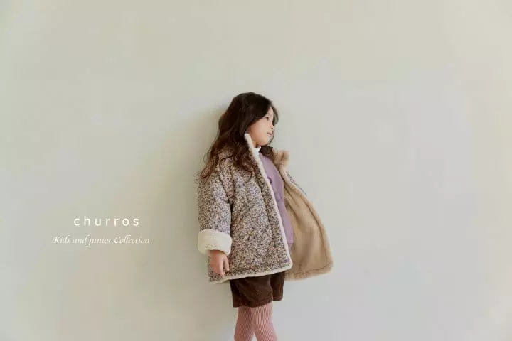 Churros - Korean Children Fashion - #fashionkids - Small Mink Jacket - 5