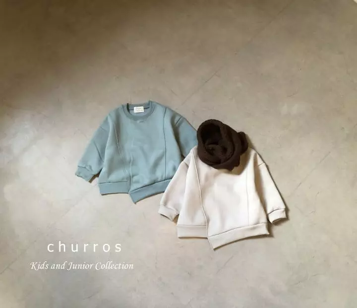 Churros - Korean Children Fashion - #kidsshorts - Unbal Fleece Sweatshirt - 9