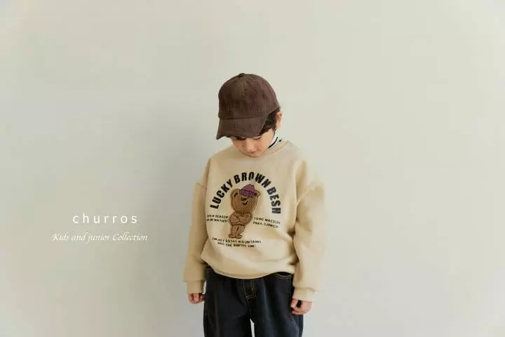 Churros - Korean Children Fashion - #kidsshorts - Bookle Bear Sweatshirt - 11