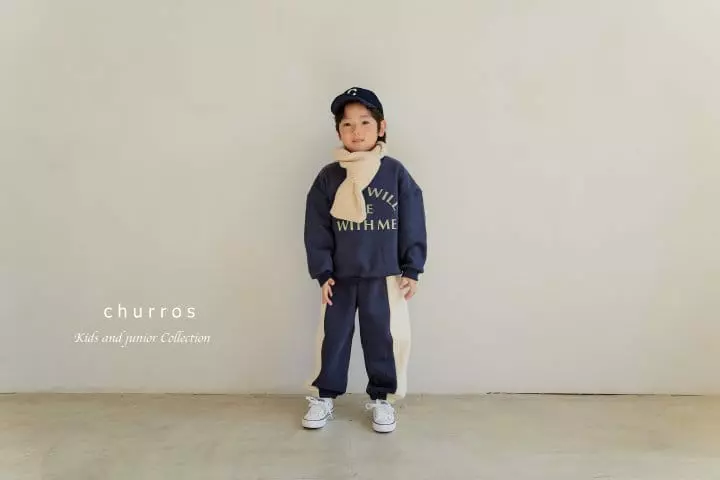 Churros - Korean Children Fashion - #kidzfashiontrend - Half Color Pants - 8