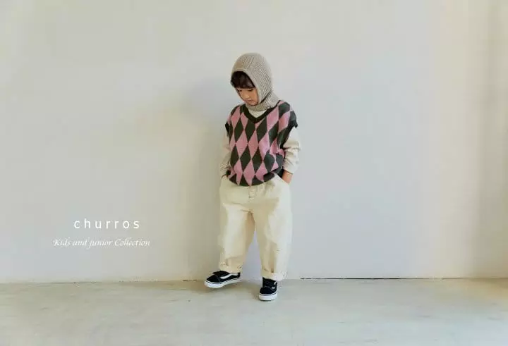 Churros - Korean Children Fashion - #kidzfashiontrend - Dia Knit Vest - 5