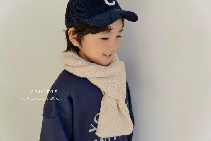 Churros - Korean Children Fashion - #kidzfashiontrend - C Corduroy Ball Cap - 12