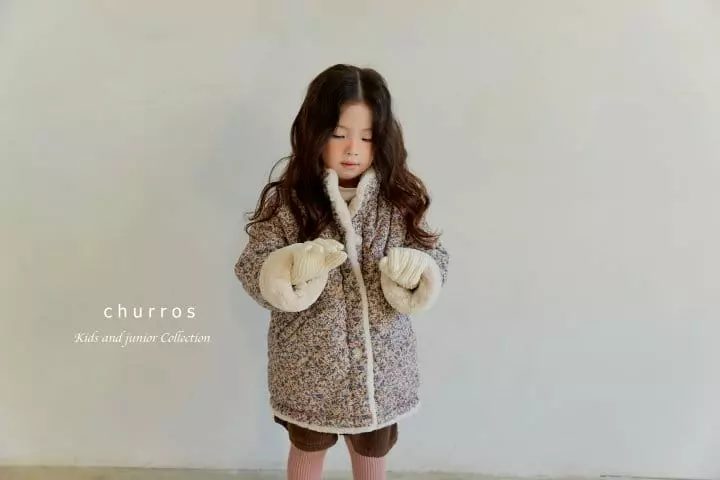 Churros - Korean Children Fashion - #kidzfashiontrend - Small Mink Jacket - 8
