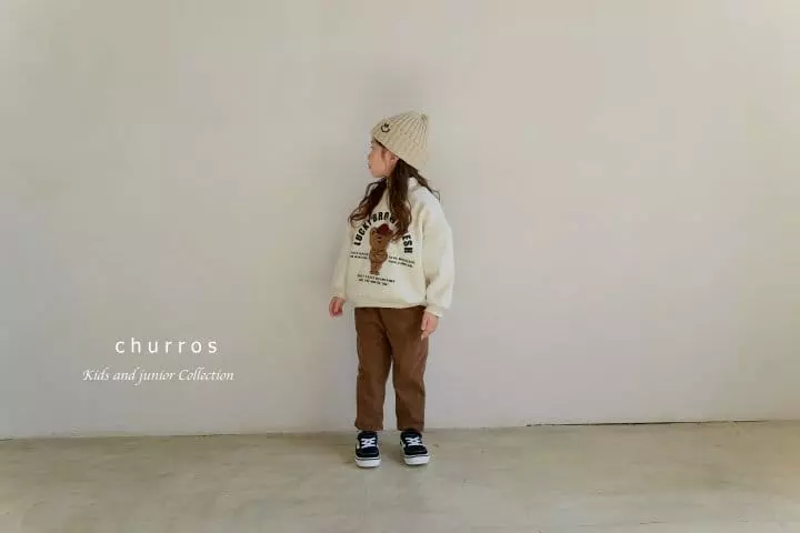 Churros - Korean Children Fashion - #kidzfashiontrend - Wolf Peach Pants - 12