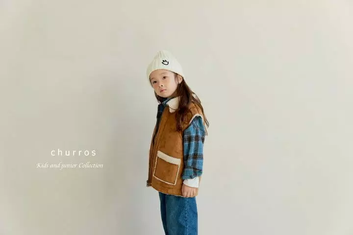 Churros - Korean Children Fashion - #littlefashionista - Mustang Vest - 5