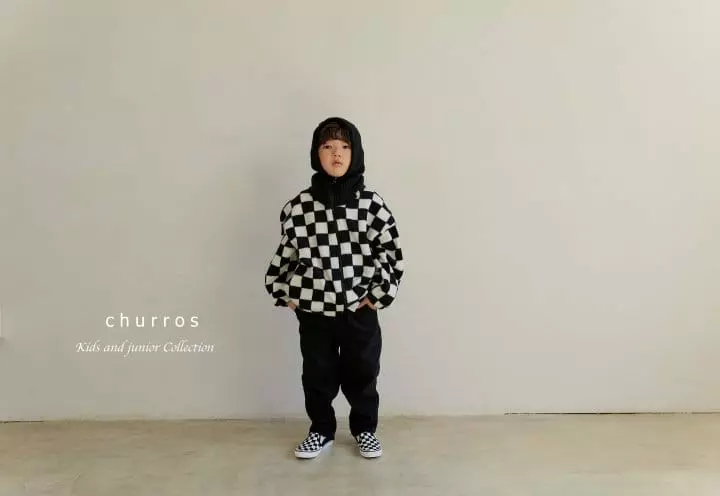Churros - Korean Children Fashion - #littlefashionista - Knit Zipper Baraclave - 3