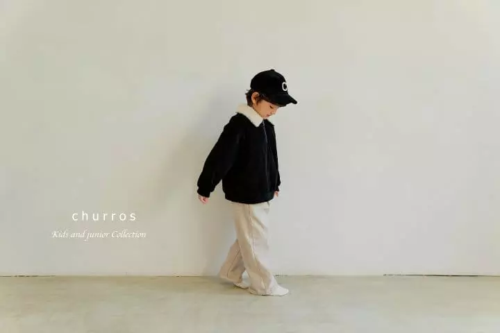 Churros - Korean Children Fashion - #magicofchildhood - Bookle Collar Zip-up - 5
