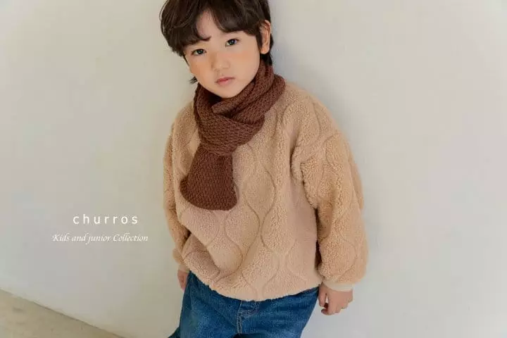 Churros - Korean Children Fashion - #magicofchildhood - Wave Dumble Sweatshirt - 3