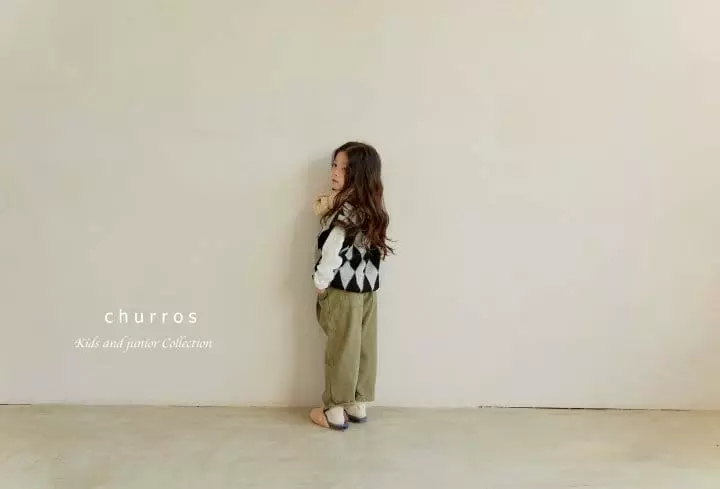 Churros - Korean Children Fashion - #littlefashionista - Peach Pants - 4