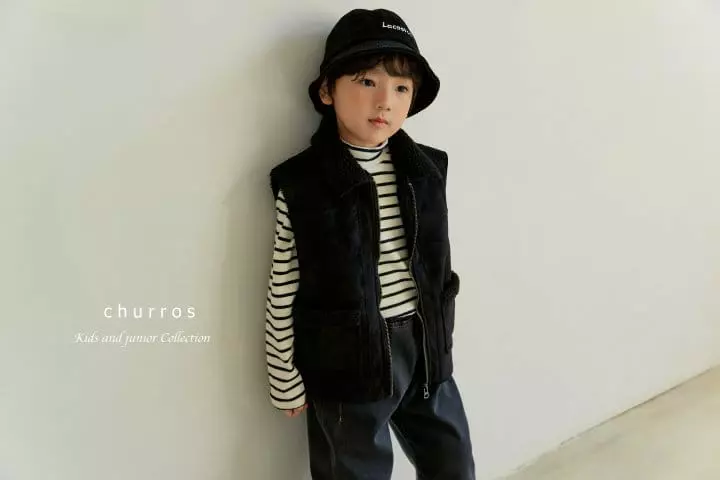 Churros - Korean Children Fashion - #minifashionista - Daily Half Turtleneck Tee - 8