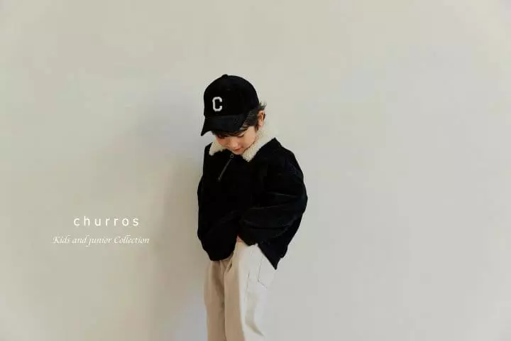 Churros - Korean Children Fashion - #minifashionista - Bookle Collar Zip-up - 6