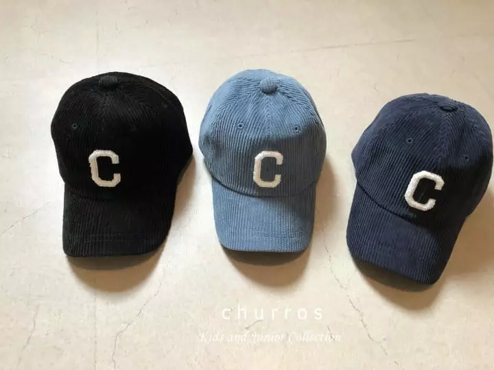 Churros - Korean Children Fashion - #minifashionista - C Corduroy Ball Cap - 2