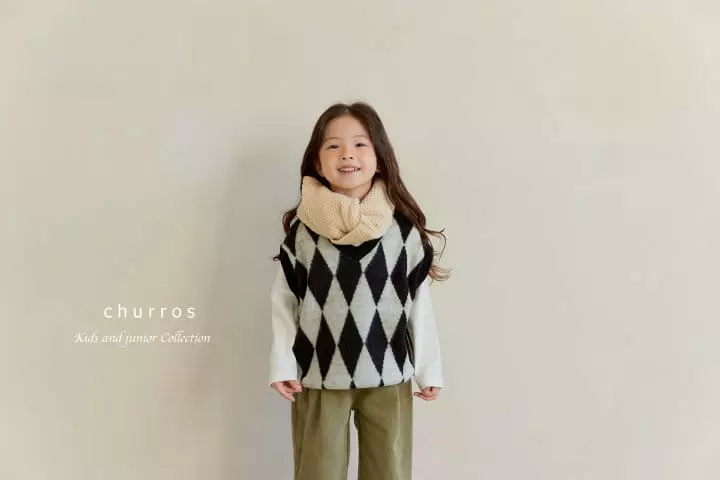 Churros - Korean Children Fashion - #prettylittlegirls - Dia Knit Vest - 10