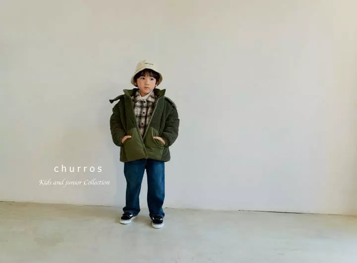 Churros - Korean Children Fashion - #minifashionista - Monk Corduroy Padding - 4