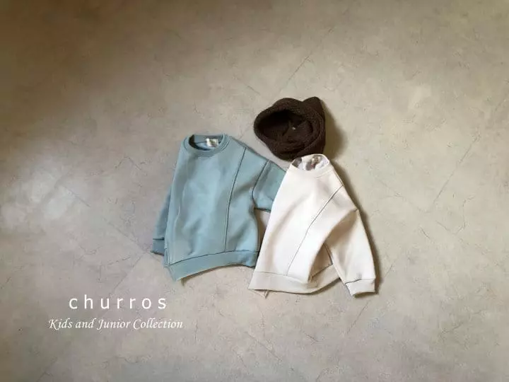 Churros - Korean Children Fashion - #prettylittlegirls - Unbal Fleece Sweatshirt - 2