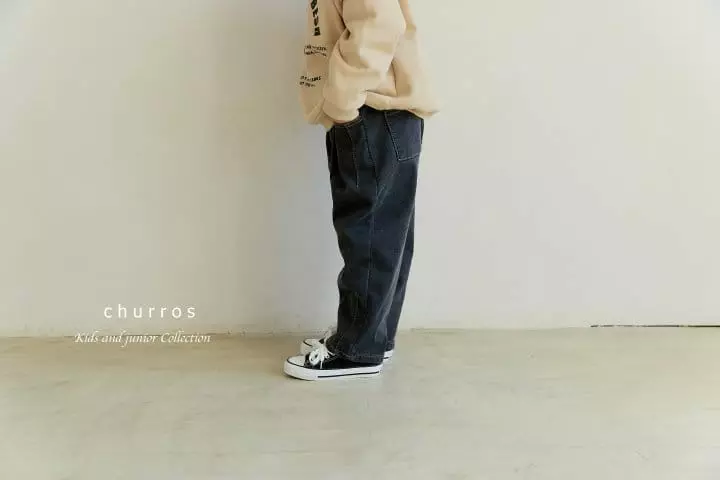 Churros - Korean Children Fashion - #prettylittlegirls - Two Dart Bonding Jeans - 7