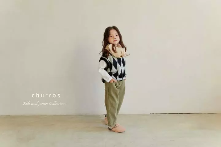 Churros - Korean Children Fashion - #prettylittlegirls - Peach Pants - 6